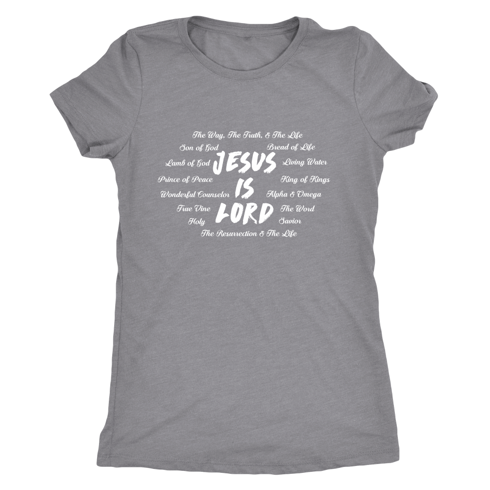 Jesus is Lord Ladies Tee - Multiple Colors - The Humble Butterfly