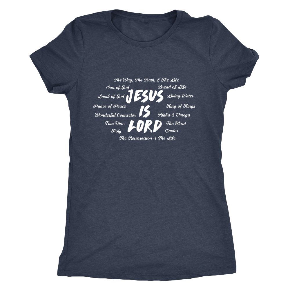 <h1>Jesus is Lord Ladies Tee - Multiple Colors</h1>