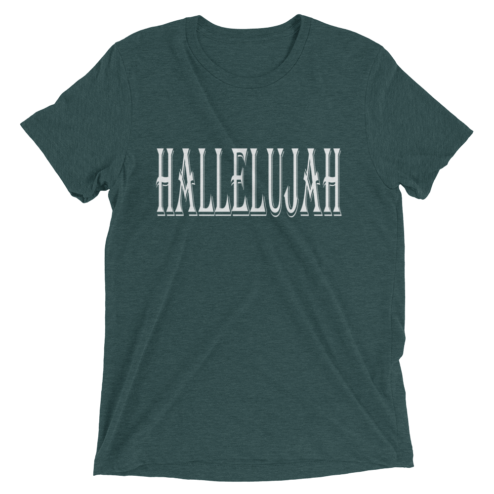 <h1>Men's Short sleeve Hallelujah T-shirt - Contemporary Fit - Multiple Colors</h1>