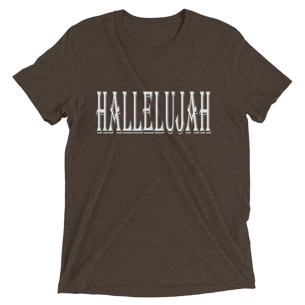 Men's Short sleeve Hallelujah T-shirt - Contemporary Fit - Multiple Colors - The Humble Butterfly