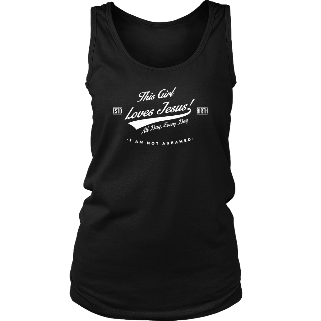 <h1>This Girl Loves Jesus Tank - Multiple Colors</h1>