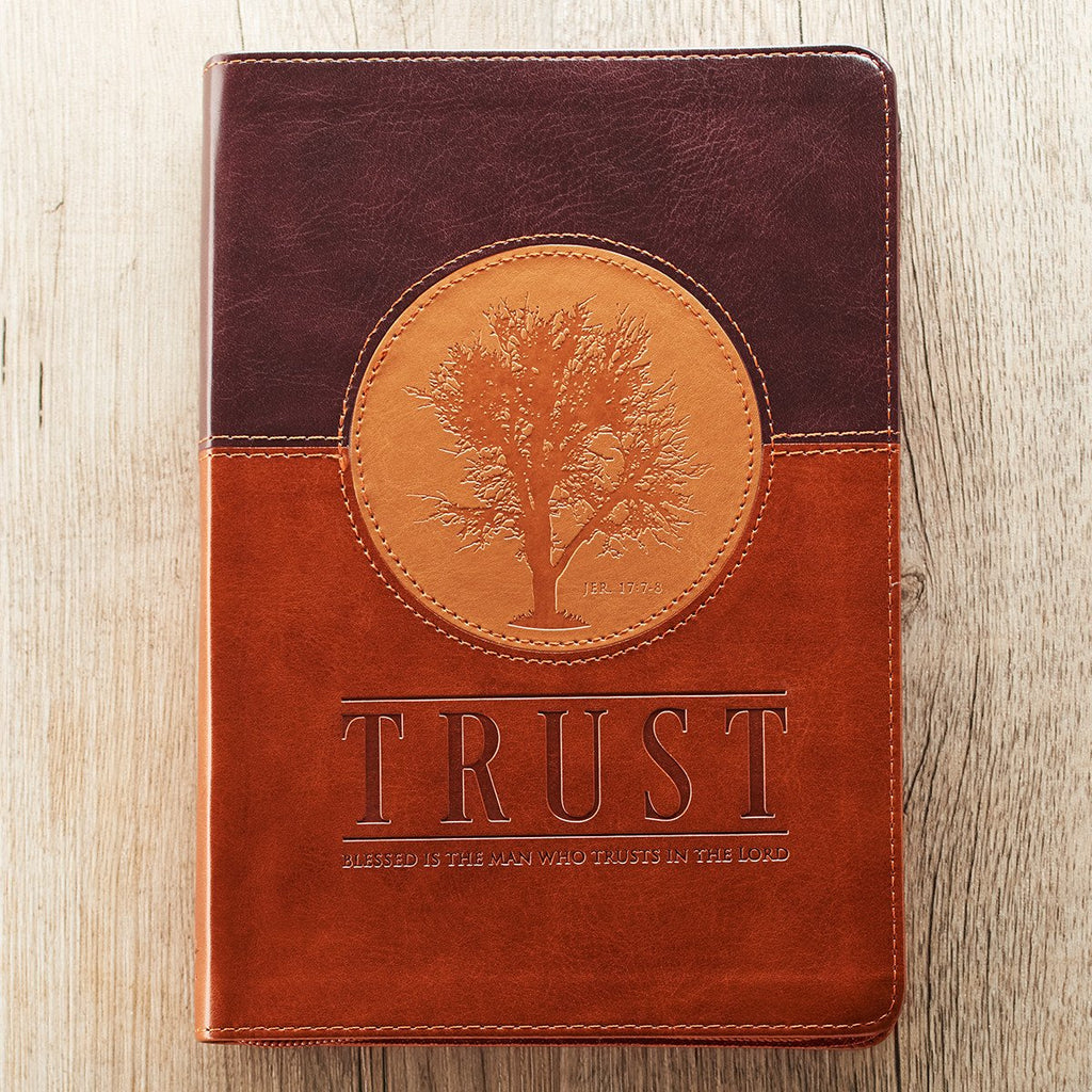 <h1>Trust Three-tone zippered Flexcover Journal</h1>