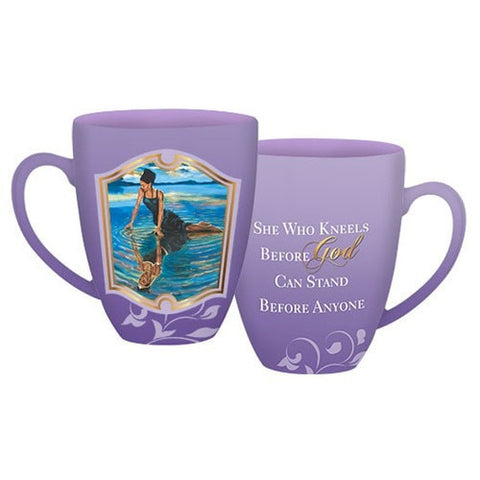 Strong & Courageous Stoneware Mug - 15 oz