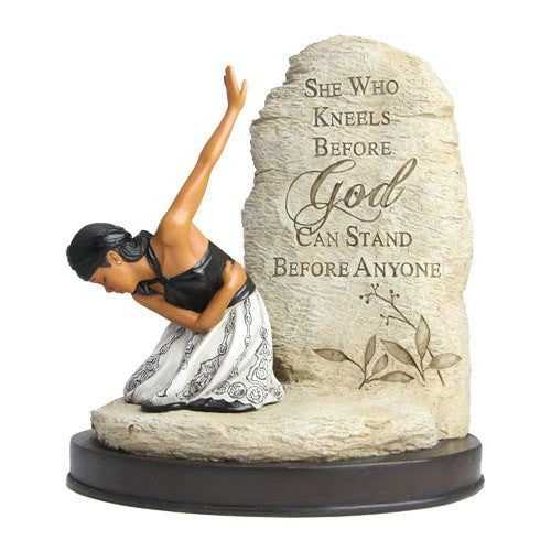 She Who kneels Figurine - The Humble Butterfly