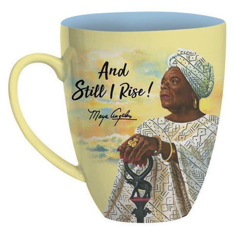 Be a Rainbow Maya Angelou Mug - 15 oz