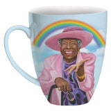 Be a Rainbow Maya Angelou Mug - 15 oz - The Humble Butterfly