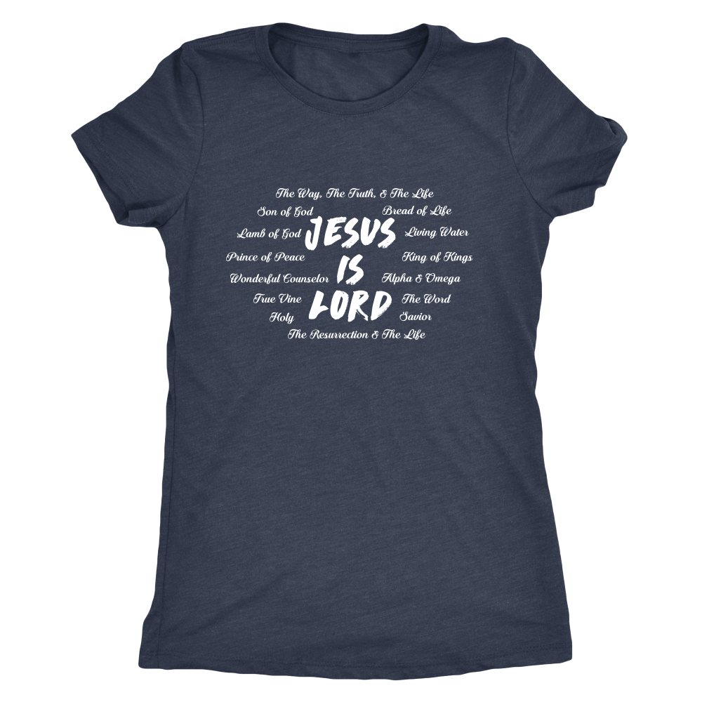 Jesus is Lord Ladies Tee - Multiple Colors - The Humble Butterfly