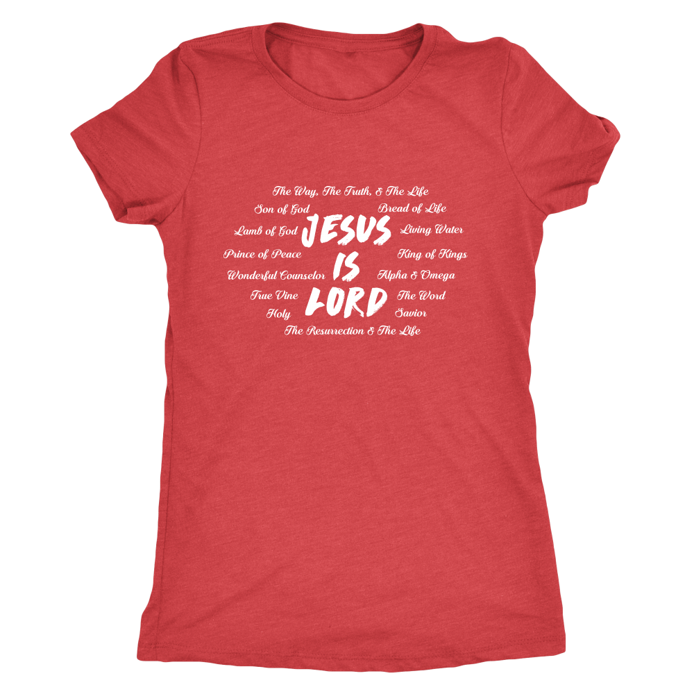 Jesus is Lord Ladies Tee - Multiple Colors - The Humble Butterfly