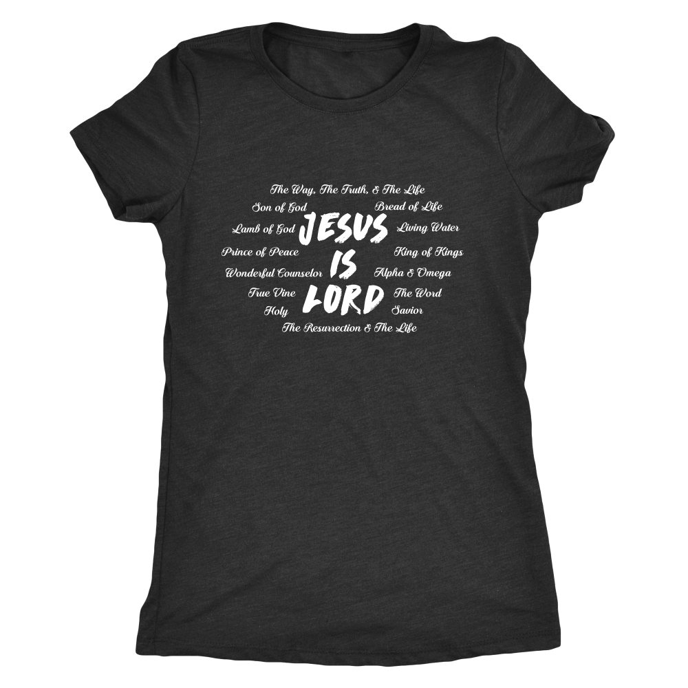 Jesus is Lord Ladies Tee - Multiple Colors - The Humble Butterfly