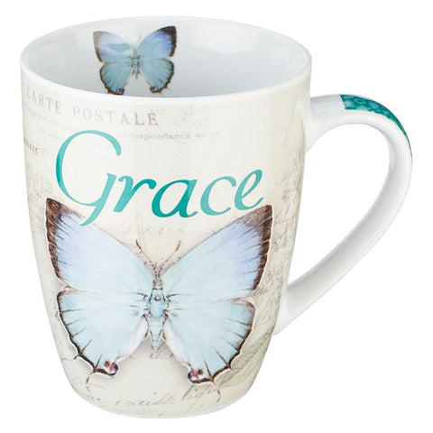 Blessed & Thankful Butterfly Mug - 15oz