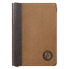 Strong & Courageous Luxleather Zippered Journal - The Humble Butterfly