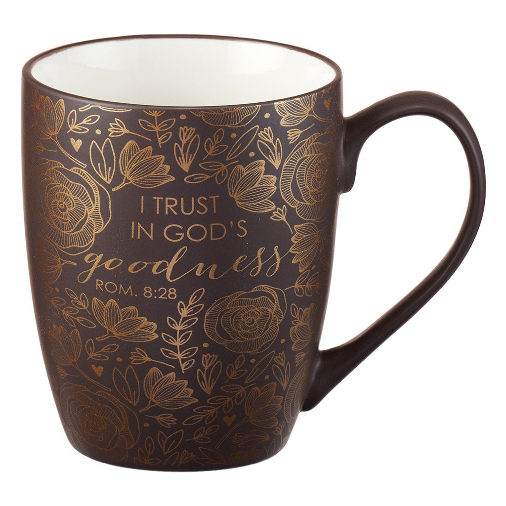 I trust in God's Goodness Stoneware Mug - 13 oz - The Humble Butterfly