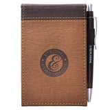 Strong & Courageous LuxLeather Pocket Notepad - The Humble Butterfly
