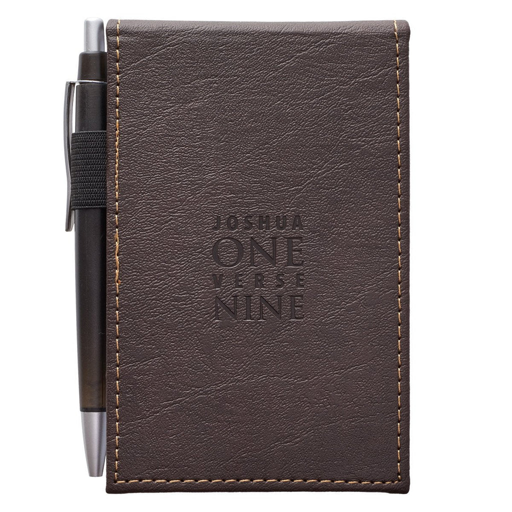 Strong & Courageous LuxLeather Pocket Notepad - The Humble Butterfly