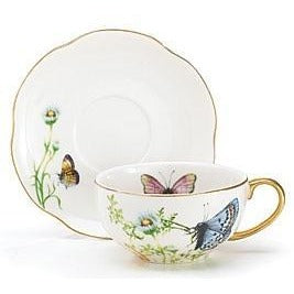Butterfly Grace Teacup Saucer Gift Set - 8oz - The Humble Butterfly